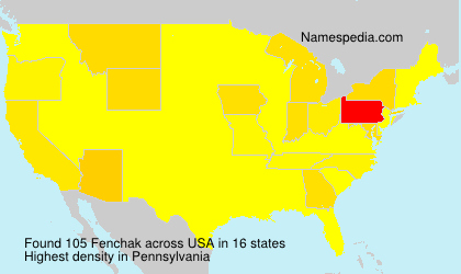 Surname Fenchak in USA Surname Fenchak in USA