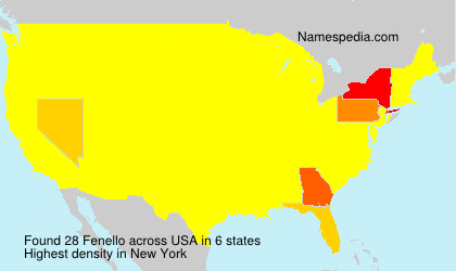 Surname Fenello in USA Surname Fenello in USA