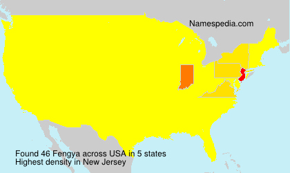 Surname Fengya in USA Surname Fengya in USA