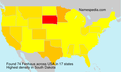 Surname Fenhaus in USA Surname Fenhaus in USA