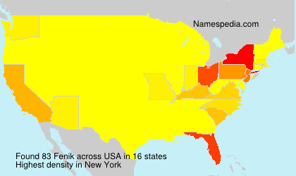 Surname Fenik in USA Surname Fenik in USA
