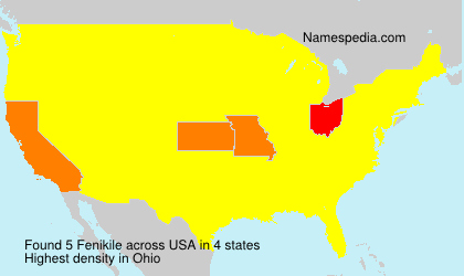 Surname Fenikile in USA Surname Fenikile in USA