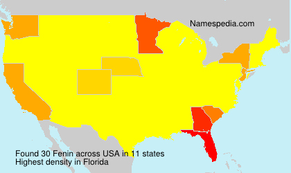 Surname Fenin in USA Surname Fenin in USA