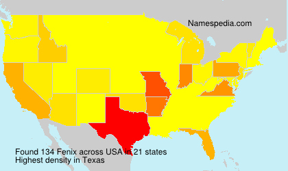 Surname Fenix in USA Surname Fenix in USA