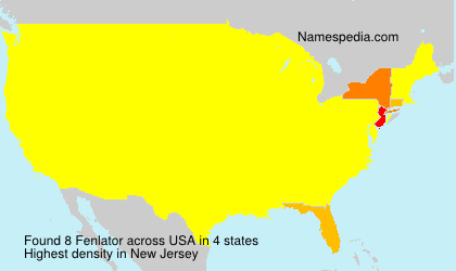 Surname Fenlator in USA Surname Fenlator in USA