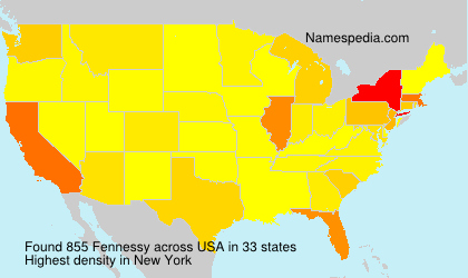 Surname Fennessy in USA Surname Fennessy in USA