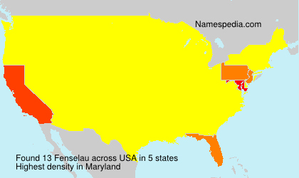 Surname Fenselau in USA Surname Fenselau in USA
