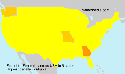 Surname Fenumiai in USA Surname Fenumiai in USA