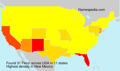 Surname Fenzi in USA Surname Fenzi in USA