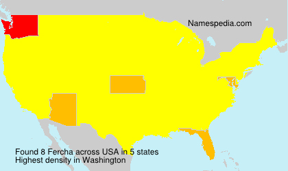 Surname Fercha in USA Surname Fercha in USA