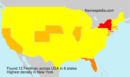 Surname Ferdinan in USA Surname Ferdinan in USA