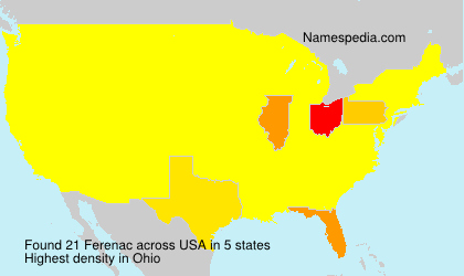 Surname Ferenac in USA Surname Ferenac in USA
