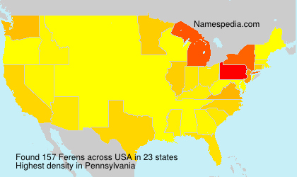 Surname Ferens in USA Surname Ferens in USA