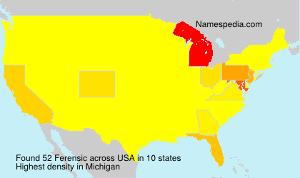 Surname Ferensic in USA Surname Ferensic in USA