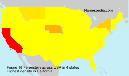 Surname Ferenstein in USA Surname Ferenstein in USA