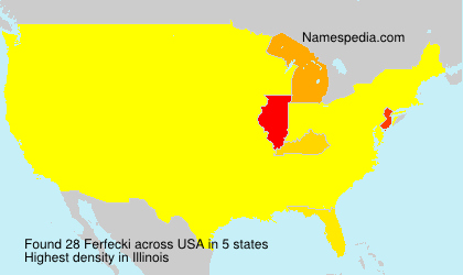 Surname Ferfecki in USA Surname Ferfecki in USA
