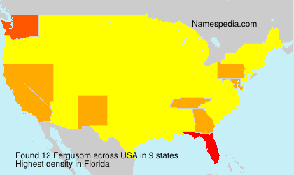 Surname Fergusom in USA Surname Fergusom in USA