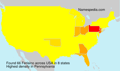 Surname Ferlaino in USA Surname Ferlaino in USA