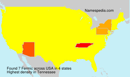 Surname Fermic in USA Surname Fermic in USA
