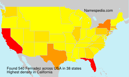 Surname Fernadez in USA Surname Fernadez in USA