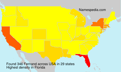 Surname Fernand in USA Surname Fernand in USA
