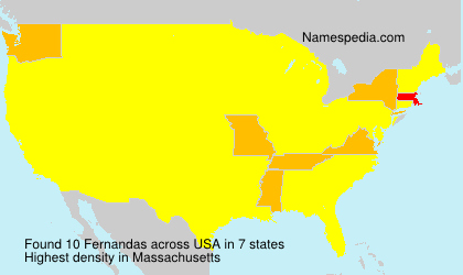 Surname Fernandas in USA Surname Fernandas in USA