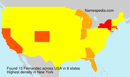 Surname Fernandec in USA Surname Fernandec in USA
