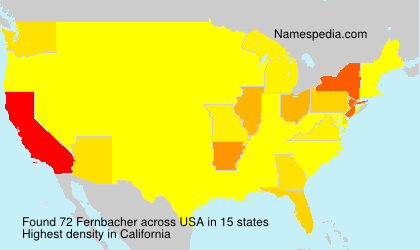 Surname Fernbacher in USA Surname Fernbacher in USA