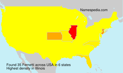 Surname Fernetti in USA Surname Fernetti in USA