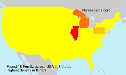 Surname Fernitz in USA Surname Fernitz in USA