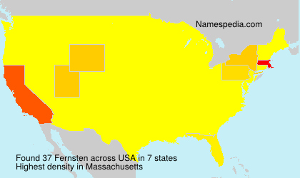 Surname Fernsten in USA Surname Fernsten in USA