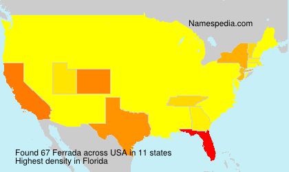 Surname Ferrada in USA Surname Ferrada in USA