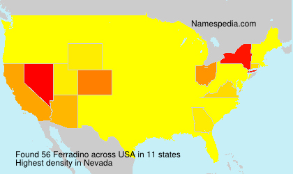 Surname Ferradino in USA Surname Ferradino in USA