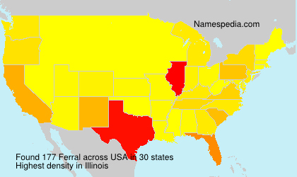 Surname Ferral in USA Surname Ferral in USA