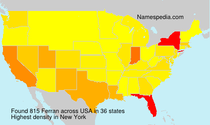 Surname Ferran in USA Surname Ferran in USA