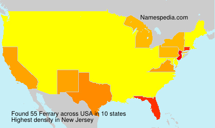 Surname Ferrary in USA Surname Ferrary in USA