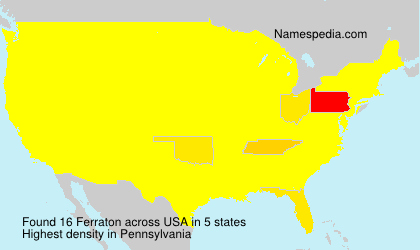 Surname Ferraton in USA Surname Ferraton in USA