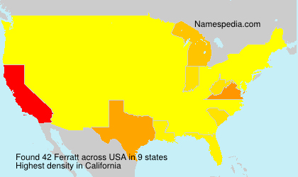 Surname Ferratt in USA Surname Ferratt in USA