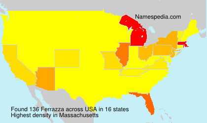 Surname Ferrazza in USA Surname Ferrazza in USA