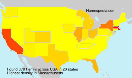 Surname Ferrini in USA Surname Ferrini in USA