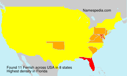 Surname Ferrish in USA Surname Ferrish in USA