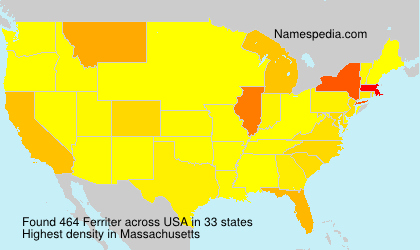 Surname Ferriter in USA Surname Ferriter in USA