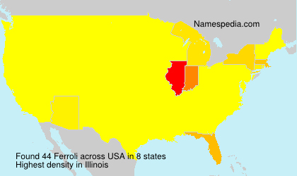 Surname Ferroli in USA Surname Ferroli in USA