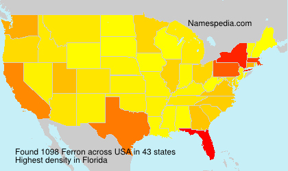 Surname Ferron in USA Surname Ferron in USA