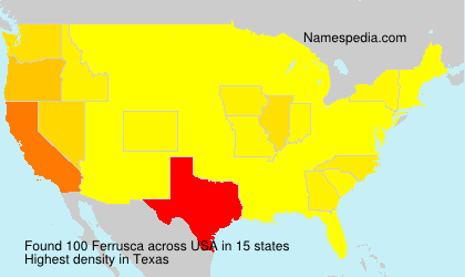 Surname Ferrusca in USA Surname Ferrusca in USA