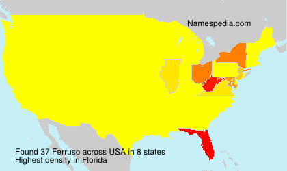 Surname Ferruso in USA Surname Ferruso in USA