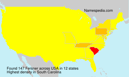 Surname Fersner in USA Surname Fersner in USA