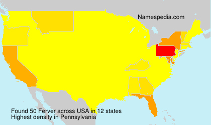 Surname Ferver in USA Surname Ferver in USA