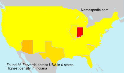Surname Ferverda in USA Surname Ferverda in USA