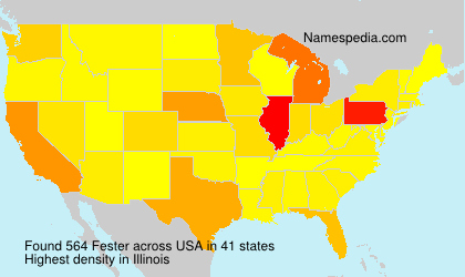 Surname Fester in USA Surname Fester in USA